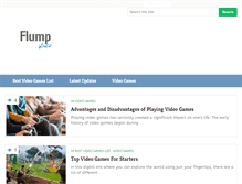 Tablet Screenshot of flumpstudios.com